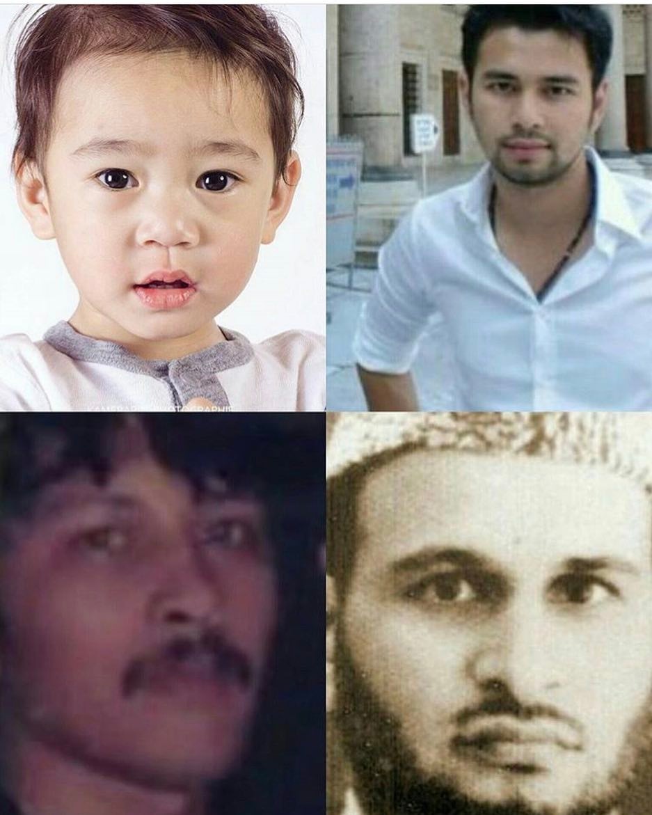 7 Potret keluarga seleb dalam konsep tiga generasi, mirip banget