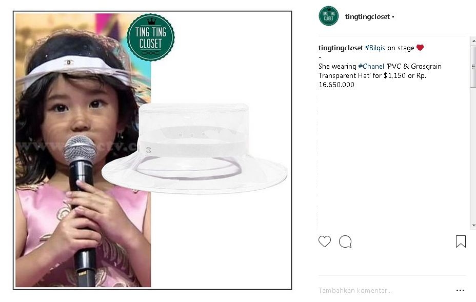 7 Fashion item mewah putri Ayu Ting Ting, satu topi capai Rp 16 jutaan