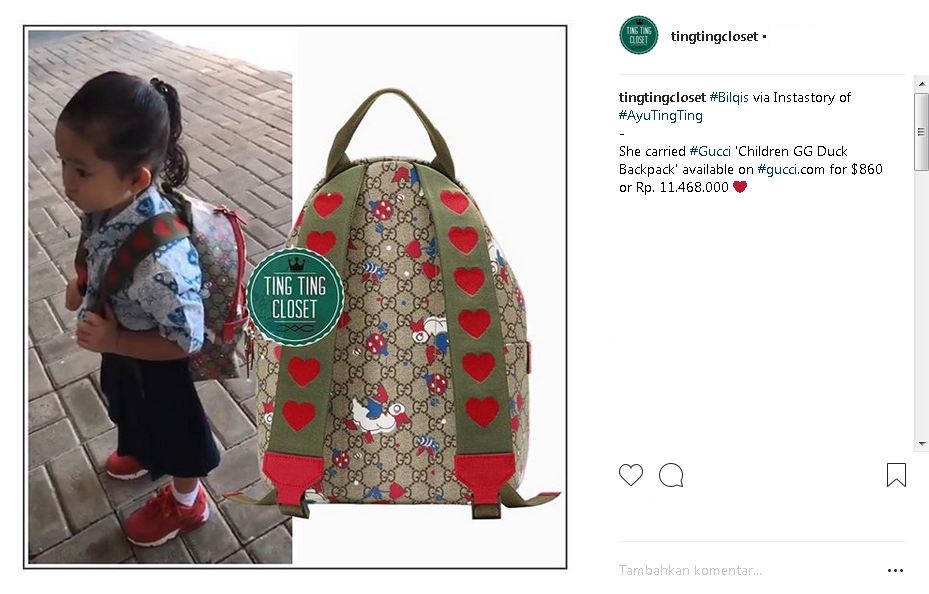 7 Fashion item mewah putri Ayu Ting Ting, satu topi capai Rp 16 jutaan