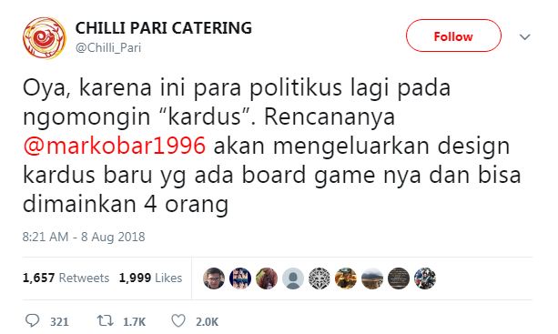 Ribut soal Jenderal Kardus, Gibran malah promosi kardus baru Markobar