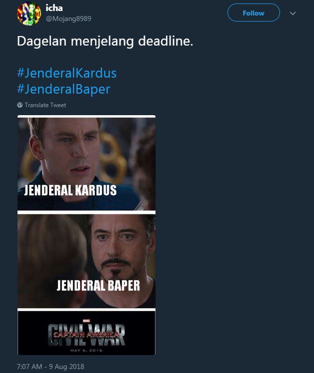 Ramai soal Jenderal Kardus, 10 reaksi kocak & menohok dari warganet