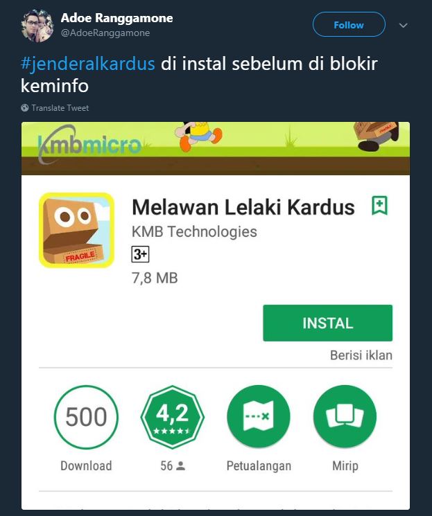 Ramai soal Jenderal Kardus, 10 reaksi kocak & menohok dari warganet