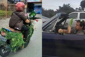 10 Kelakuan pengendara ini kocaknya bikin cengar-cengir di jalan