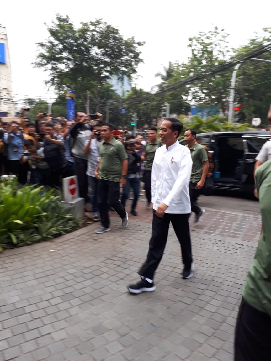 Ini detik-detik Jokowi dan koalisinya kumpul jelang deklarasi