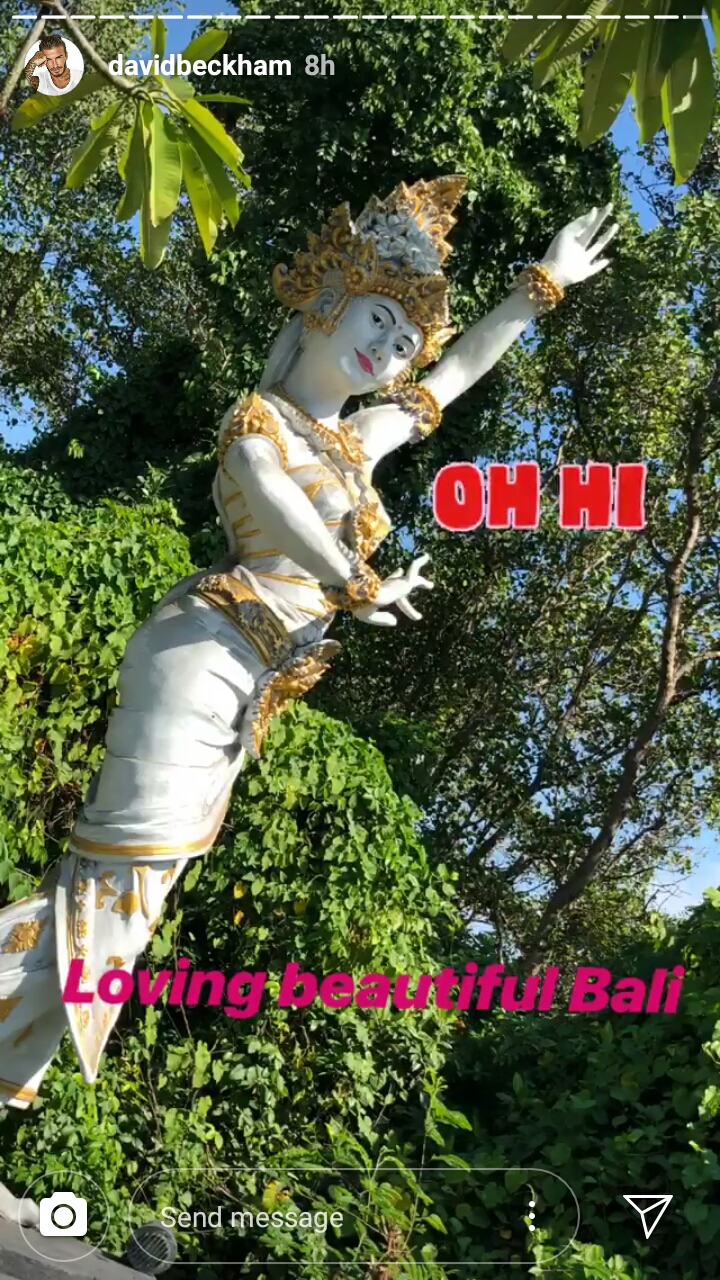 12 Momen keseruan David Beckham sekeluarga nikmati keindahan Bali