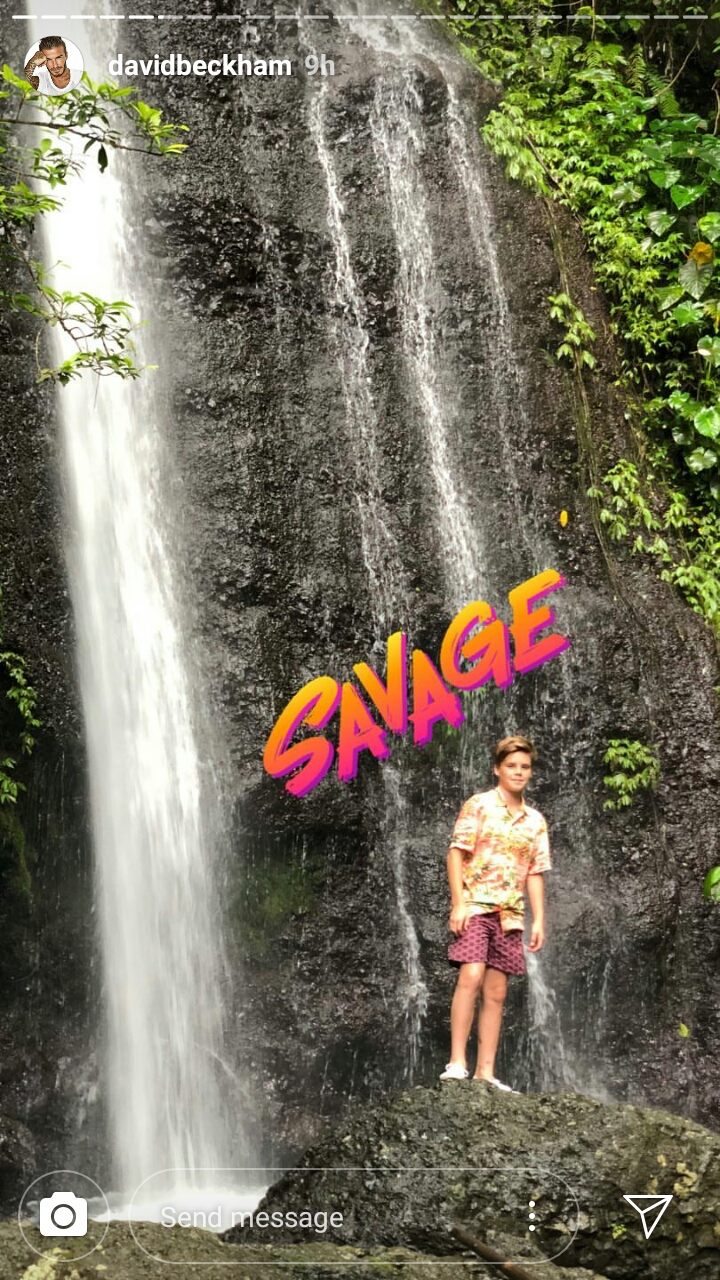 12 Momen keseruan David Beckham sekeluarga nikmati keindahan Bali