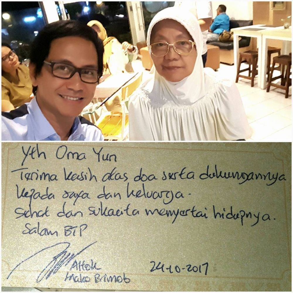 Besuk di Mako Brimob, 3 seleb ini dapat kenang-kenangan dari Ahok
