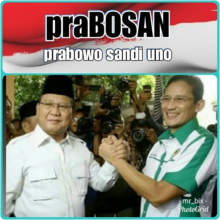 9 Penamaan pasangan capres-cawapres ala warganet ini kreatif banget