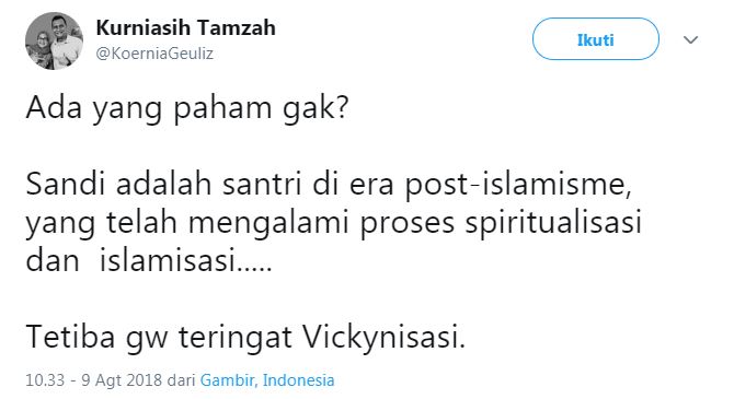 PKS sebut Sandiaga sebagai 'santri', ini reaksi menohok warganet