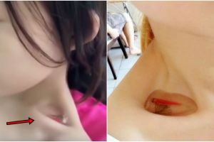 Tren baru buat pamer tubuh kurus, taruh ikan hidup di tulang selangka