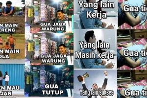 10 Meme 'aktivitas lo vs gue' ini kocaknya nampol abis