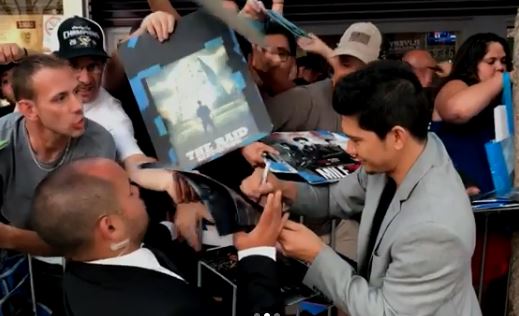 Ini 4 momen tak terduga Iko Uwais saat hadiri premiere Mile 22 di AS