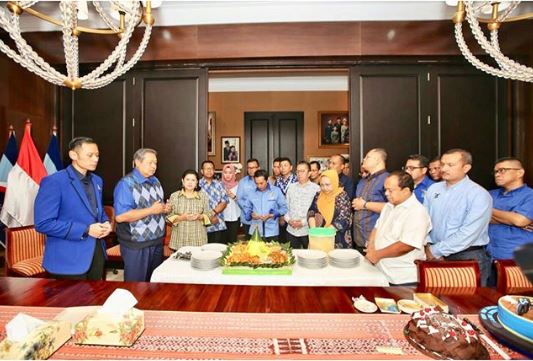 Gagal jadi cawapres di hari lahir, begini momen perayaan ultah AHY