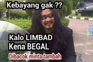 7 Meme 'gara-gara begal' ini nggak ada seremnya, malah bikin ketawa