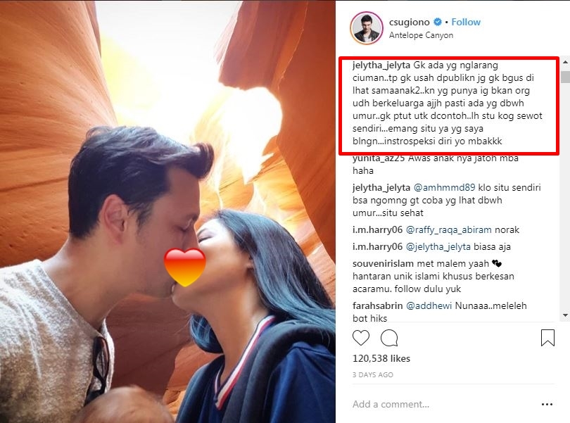 Unggah foto ciuman bareng pasangan, 4 seleb ini malah tuai cibiran