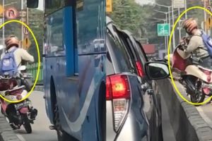 Ingat dengan pemotor apes ini? Ternyata begini lanjutan videonya