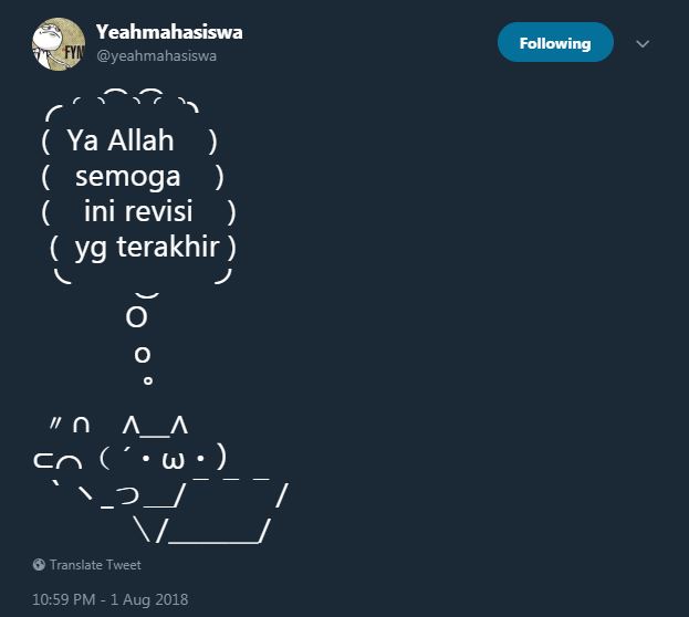 10 Cuitan 'derita revisi skripsi' ini kocak abis tapi makjleb banget