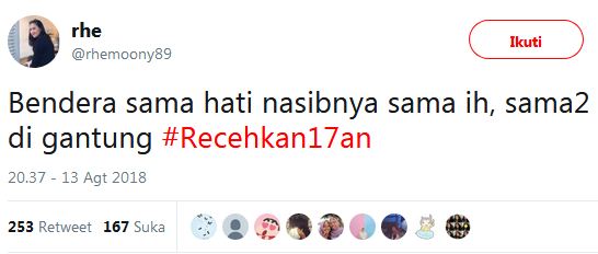 20 Cuitan kocak #recehkan17an ini bikin kaum jomblo teriak histeris