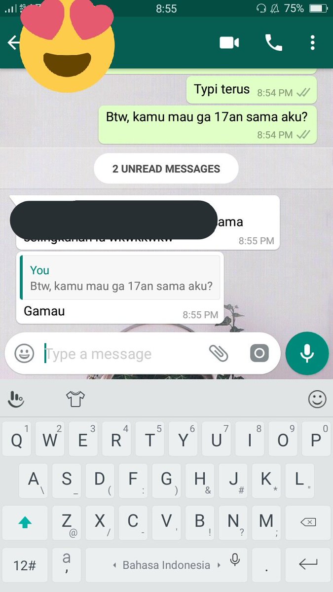 8 Percakapan '17-an sama aku' kocak ini bikin gemas-gemas gimana gitu