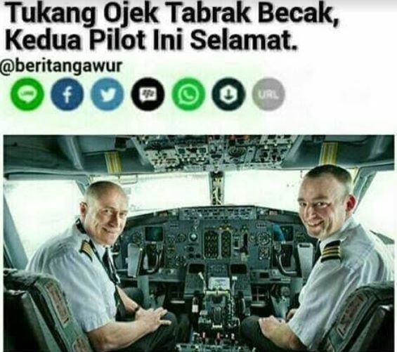 7 Meme receh 'seputar pilot' ini bikin kamu ngakak lupa daratan