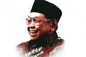 Momen HUT RI yang ke-73, makam Gus Dur berubah jadi Merah-Putih