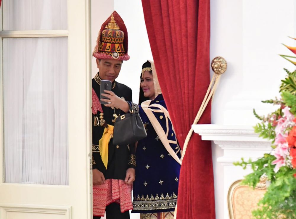 Potret di balik layar persiapan Presiden Jokowi sebelum upacara HUT RI