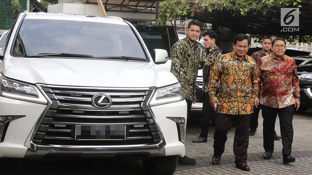 Jokowi punya 12 kendaraan nilai Rp 1 M, Prabowo 8 unit harga Rp 1,4 M