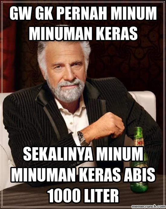 7 Meme minuman keras ini bikin kamu terbahak sampai jackpot