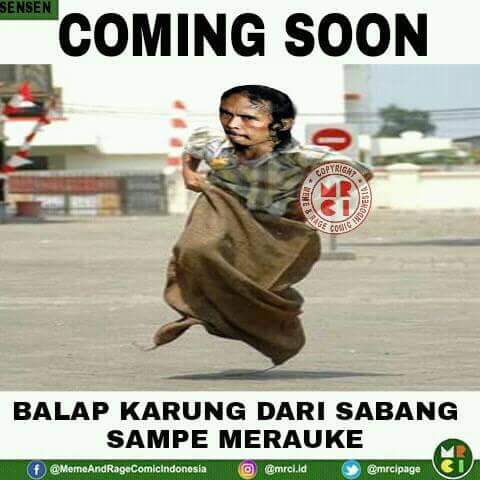 6 Meme balap karung ini serunya bikin kamu semangat ikutan lomba