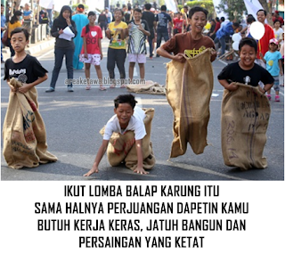 6 Meme balap karung ini serunya bikin kamu semangat ikutan lomba
