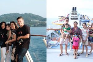 Adu gaya 7 keluarga seleb liburan naik kapal pesiar, mana paling kece?