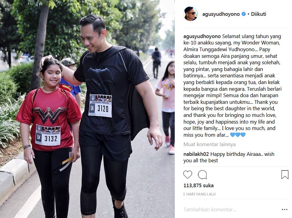 Ditinggal AHY-Annisa berhaji, begini 10 potret perayaan ultah Almira