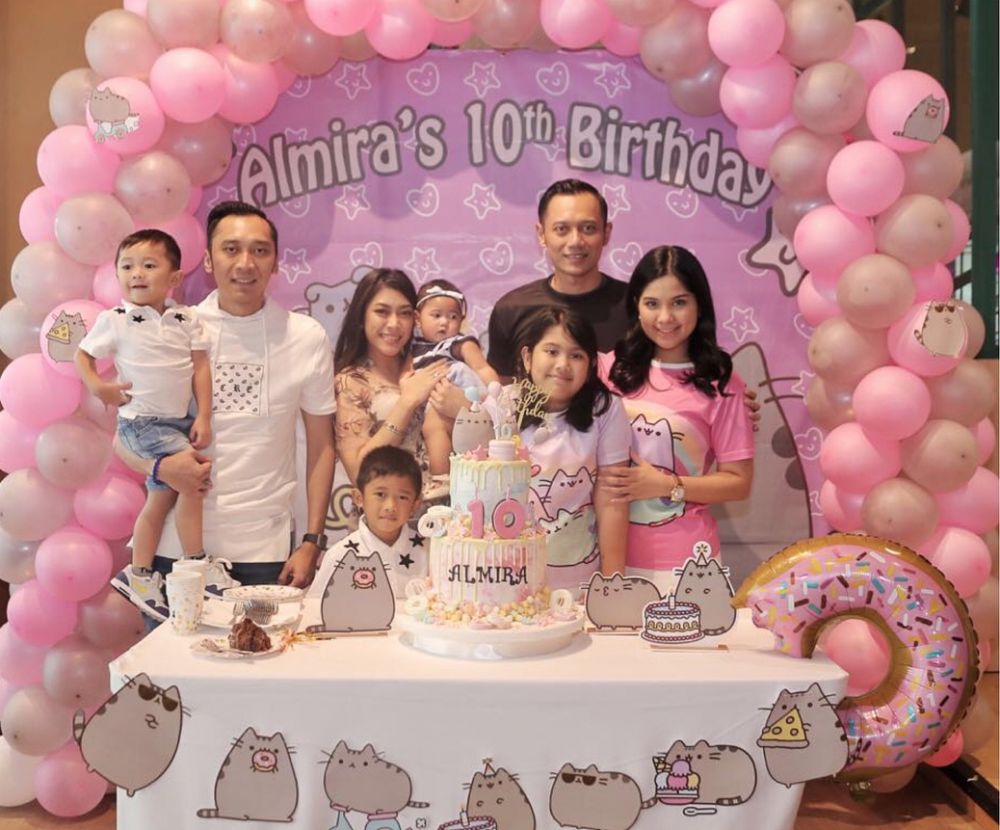 Ditinggal AHY-Annisa berhaji, begini 10 potret perayaan ultah Almira