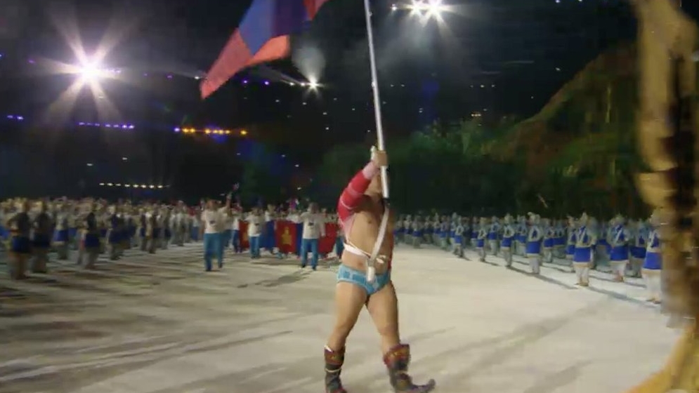 Ikon tim Mongolia di pembukaan Asian Games ini jadi sorotan, unik abis