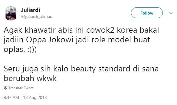 6 Cuitan kocak respons pembukaan Asian Games jadi trending di Korsel