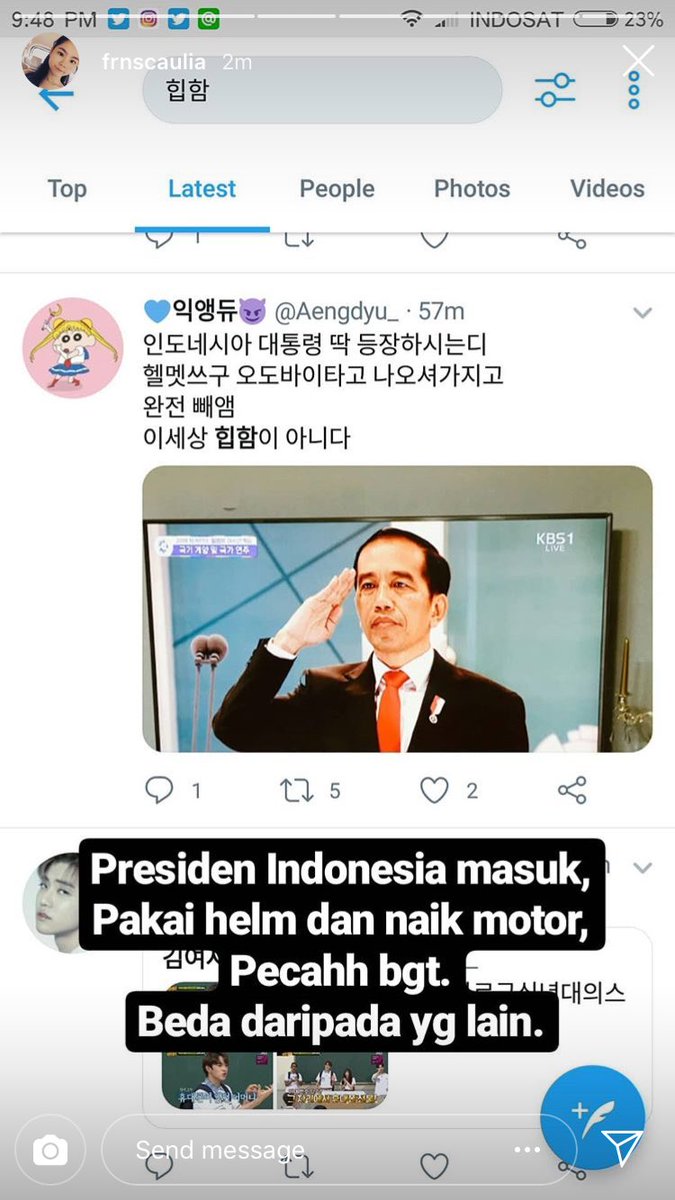 10 Cuitan kocak warganet Korsel soal aksi Jokowi di pembukaan AG 2018