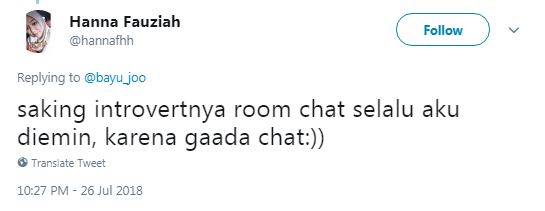 8 Cuitan kocak 'saking introvertnya' ini recehnya bikin ngelus dada