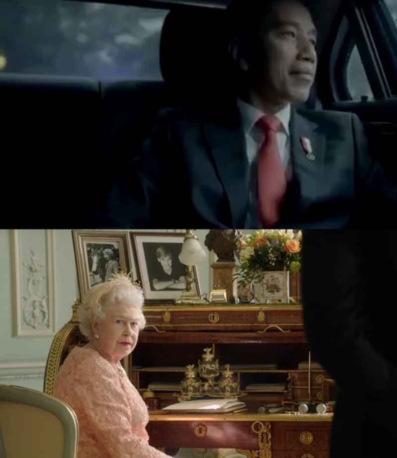 8 Adu gaya Jokowi vs Ratu Elizabeth pakai stuntman, M:I vs James Bond