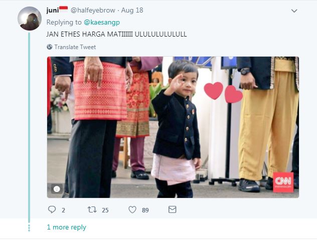 Jan Ethes lebih diidolakan, begini ekspresi kocak kecemburuan Kaesang