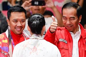 Terungkap, ini produsen jaket anak motor dipakai Jokowi di Asian Games