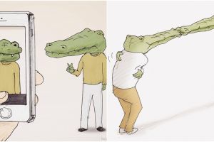 15 Gambar ini tunjukkan sedihnya jadi buaya, mau ngakak tapi kasihan