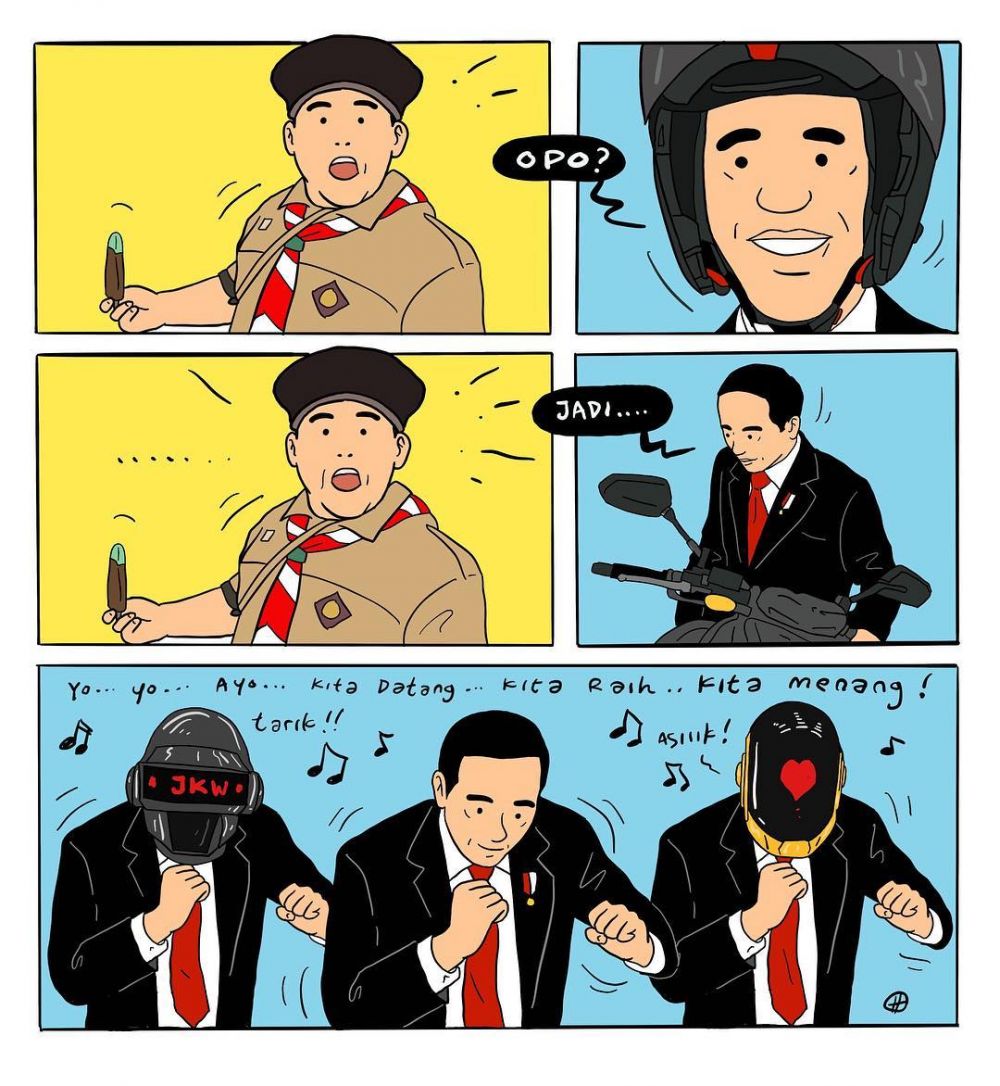 7 Ilustrasi bertema Asian Games ini keren abis, warna-warni Indonesia