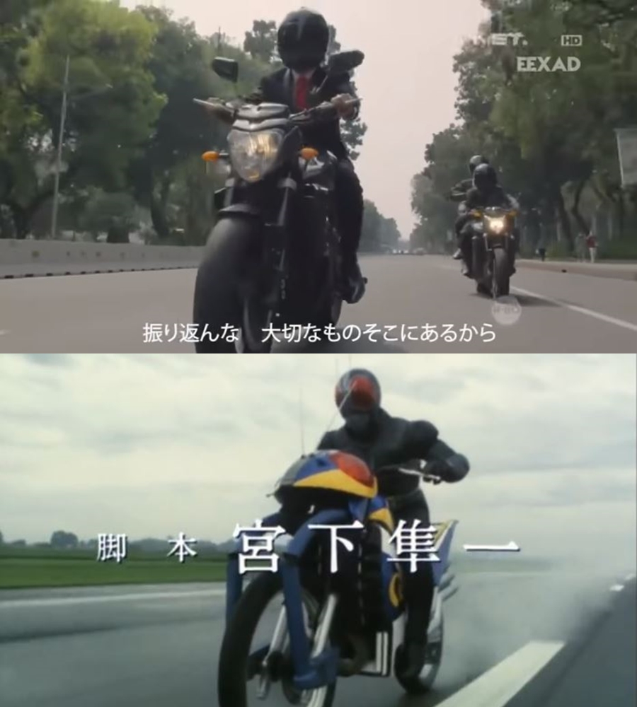 Jokowi naik motor di AG 2018 mirip Kamen Rider, ini 4 potret buktinya