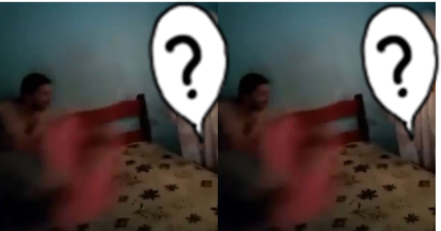 Aksi 3 orang bangunkan temannya tidur ini malah bikin gemetaran