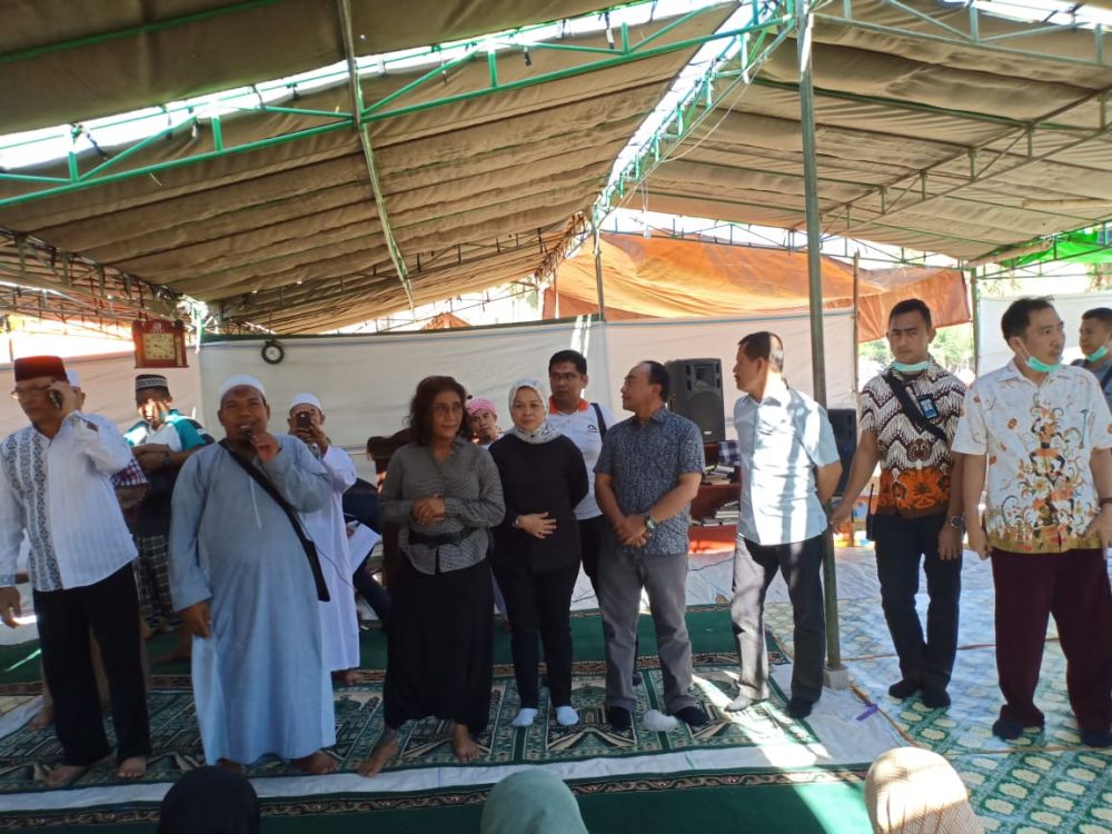 9 Momen Menteri Susi rayakan Idul Adha bareng korban gempa di Lombok