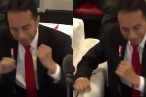 Goyang dayung Presiden Jokowi viral di Tik Tok, ini aksi warganet