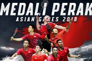 Kalah dari China di final, tim bulutangkis putra Indonesia raih perak