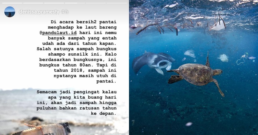 Pungut sampah laut, yang ditemukan cewek ini bikin terkejut