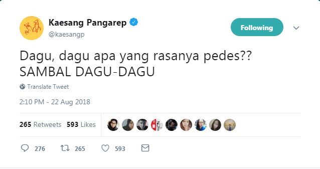 10 Tebak-tebakan kata ala Kaesang Pangarep ini kocaknya ngeselin abis