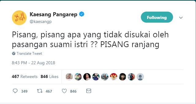 10 Tebak-tebakan kata ala Kaesang Pangarep ini kocaknya ngeselin abis